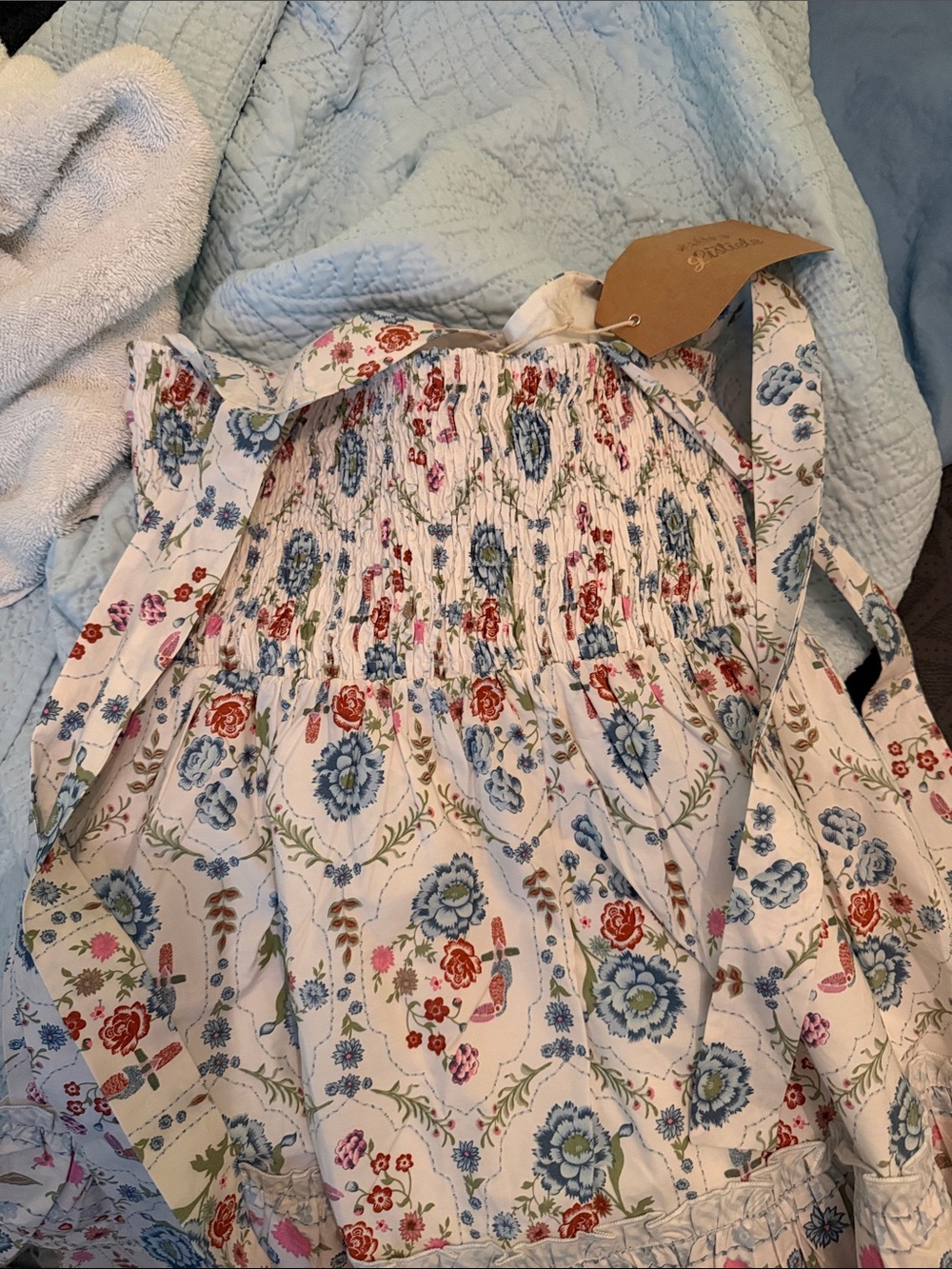 Listicle floral tiered bow strap dress - Picture 4 of 7